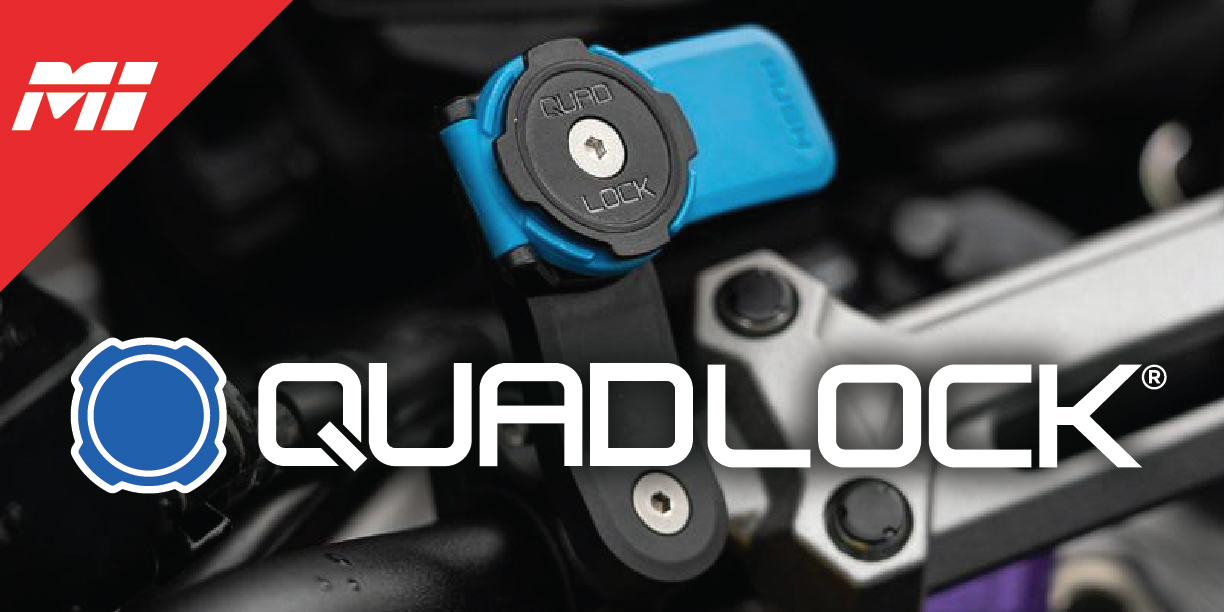 Votre téléphone à portée de main à moto grâce aux supports Quad Lock