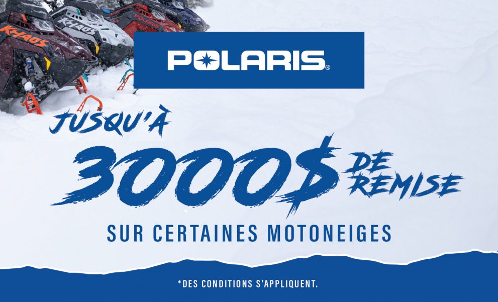 novembre promo polaris motoneiges